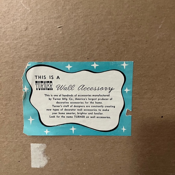 Turner 50s 60s Wall Art Decor set Greek goddess with Orange and Aqua Accents - Picture 2 of 2